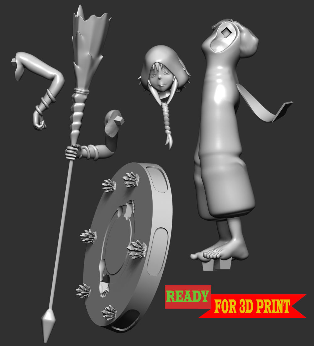 Conjurer Medusa - Halloween 3D print model_2