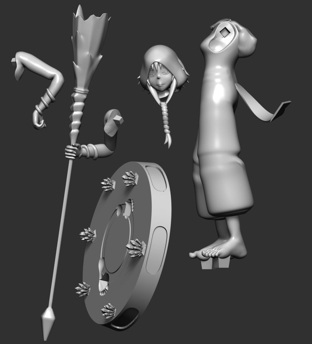 Conjurer Medusa - Halloween 3D print model_17