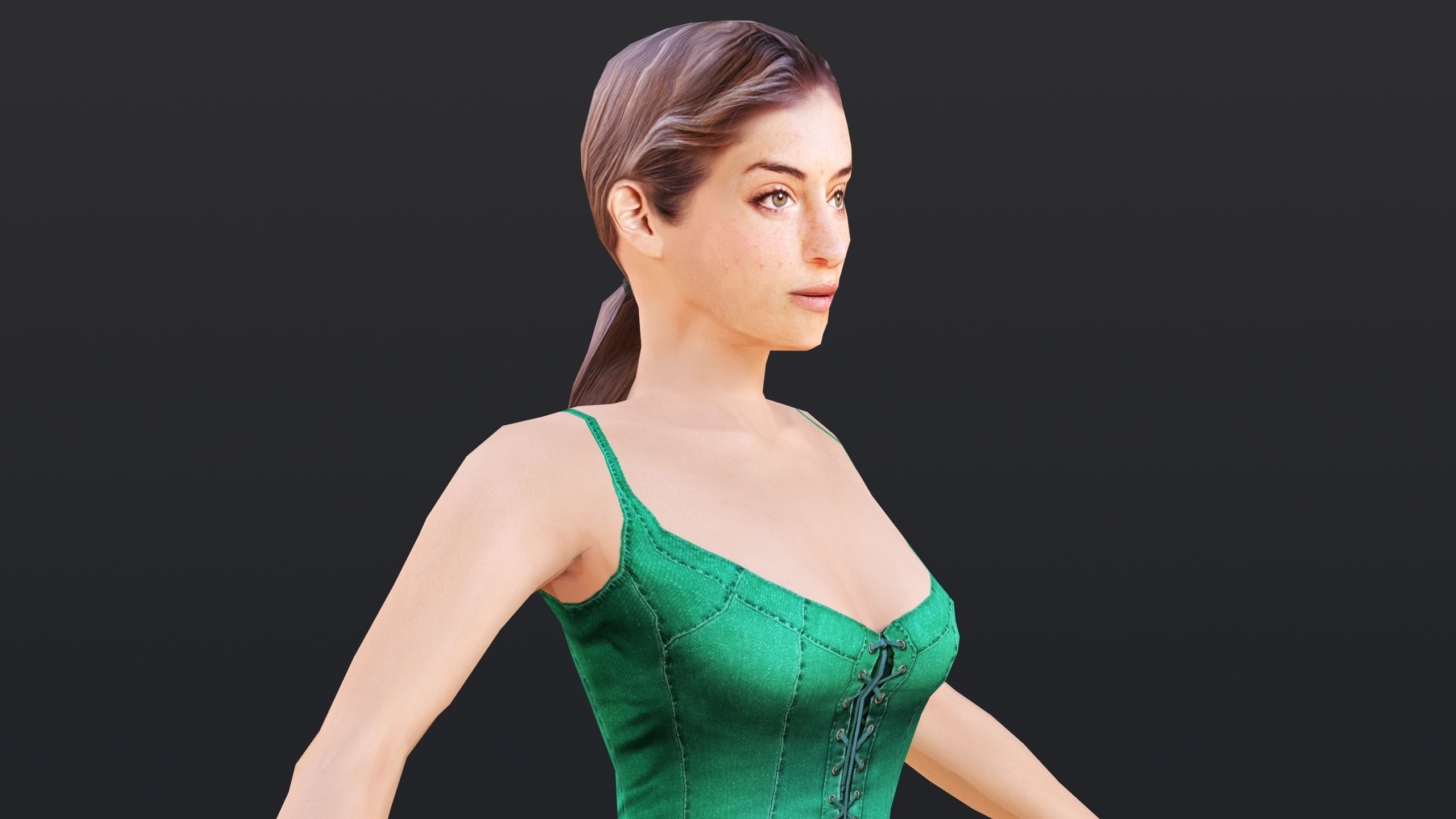 Woman 1 To 5 3D Model Collection_22