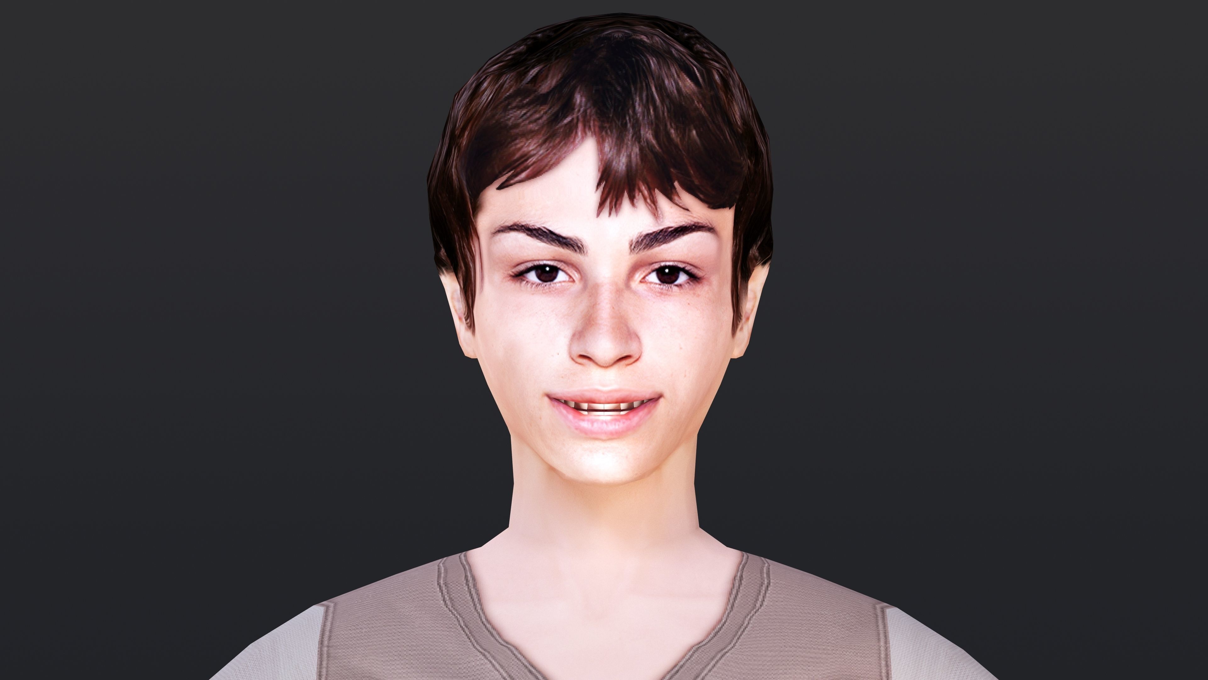 Woman 1 To 5 3D Model Collection_15