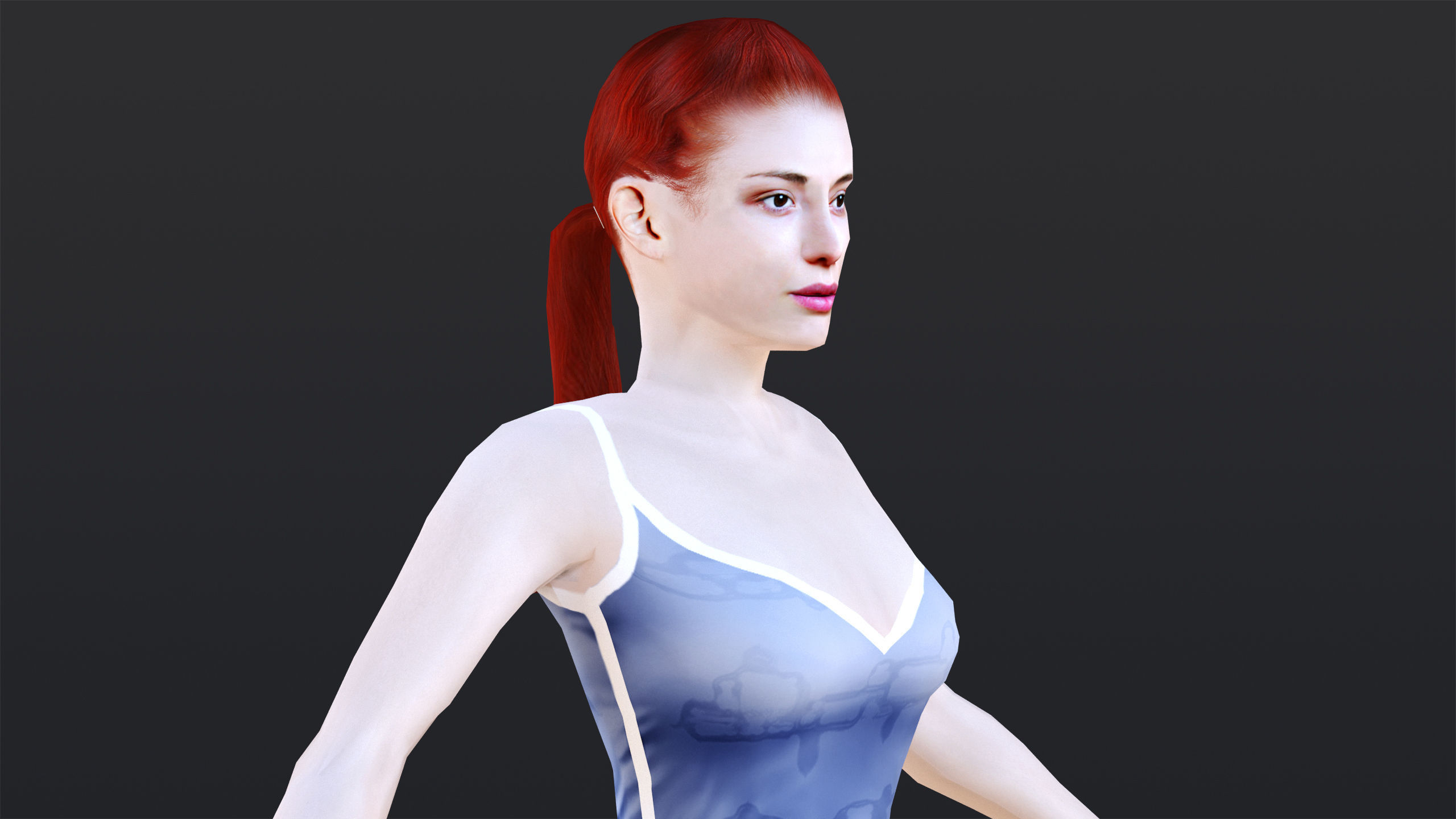 Woman 1 To 5 3D Model Collection_21