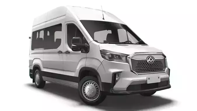 Maxus E Deliver 9 Bus L2H3 2022 3D model