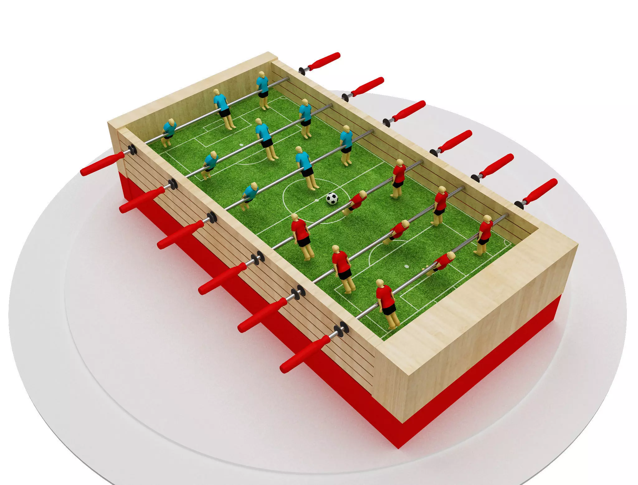 Soccer Football Game Table f28 3D model