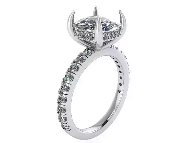 Basket setting Diamond ring 2120 3D print model