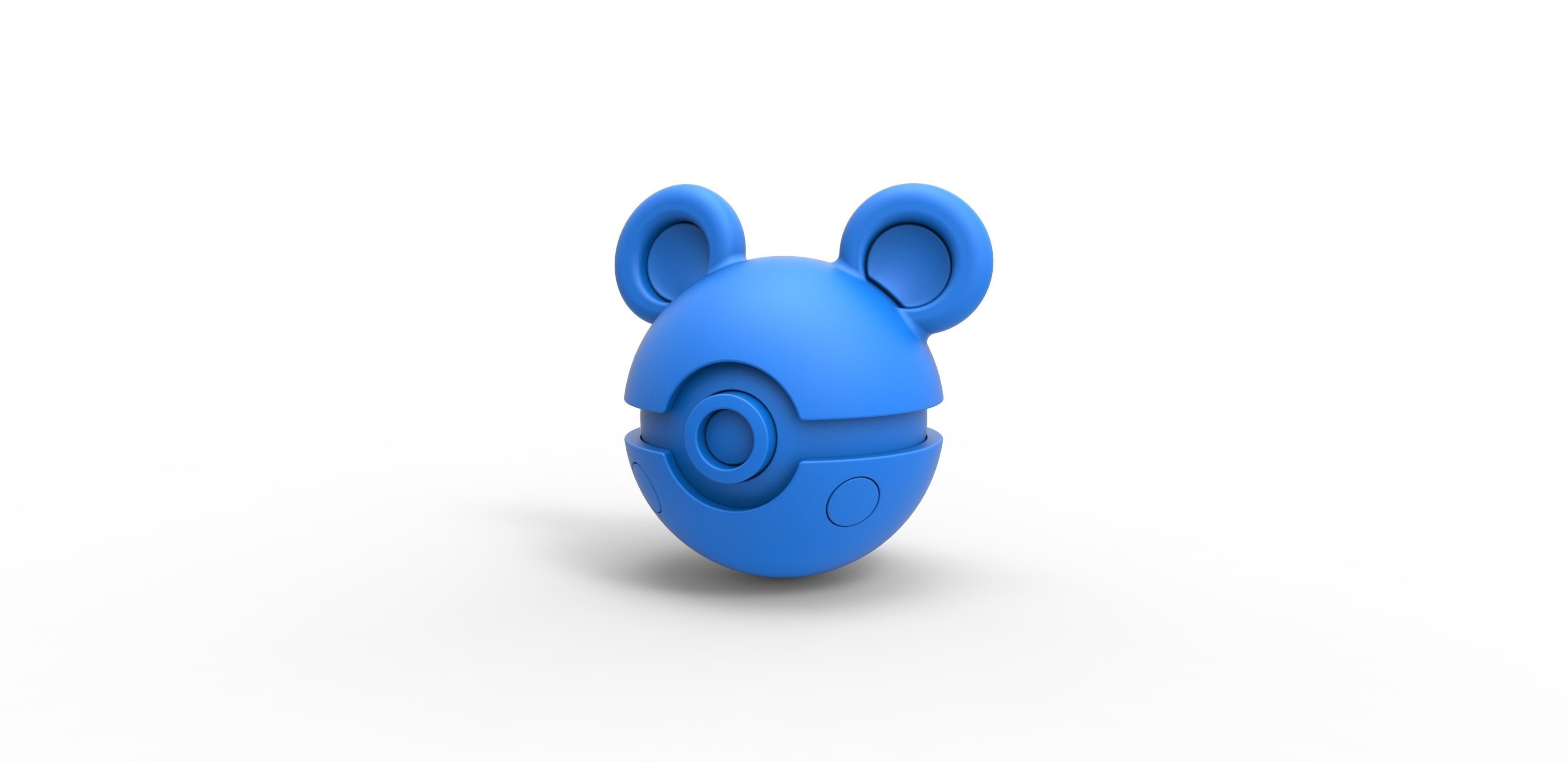 Azurill orb 3D print model_9