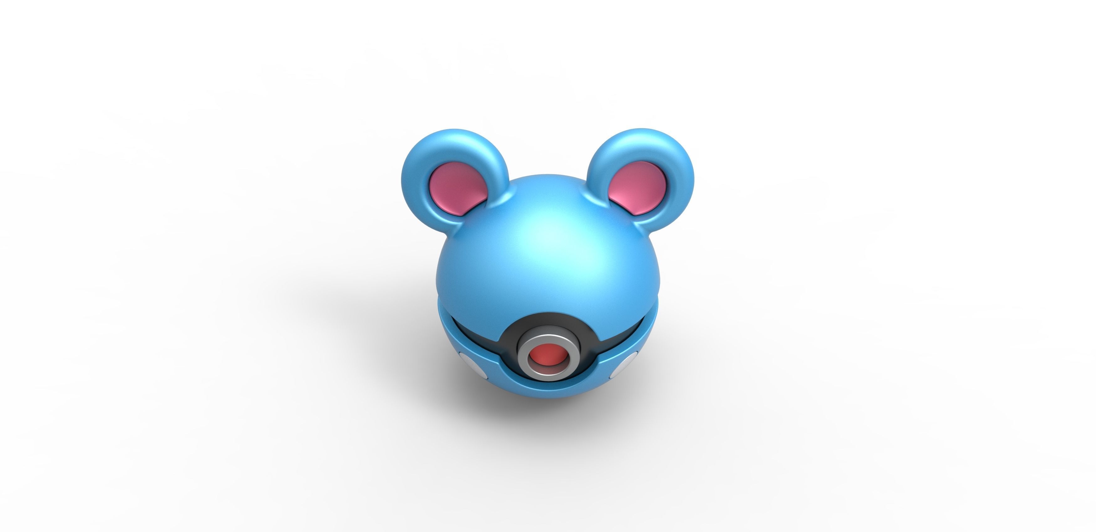 Azurill orb 3D print model_3