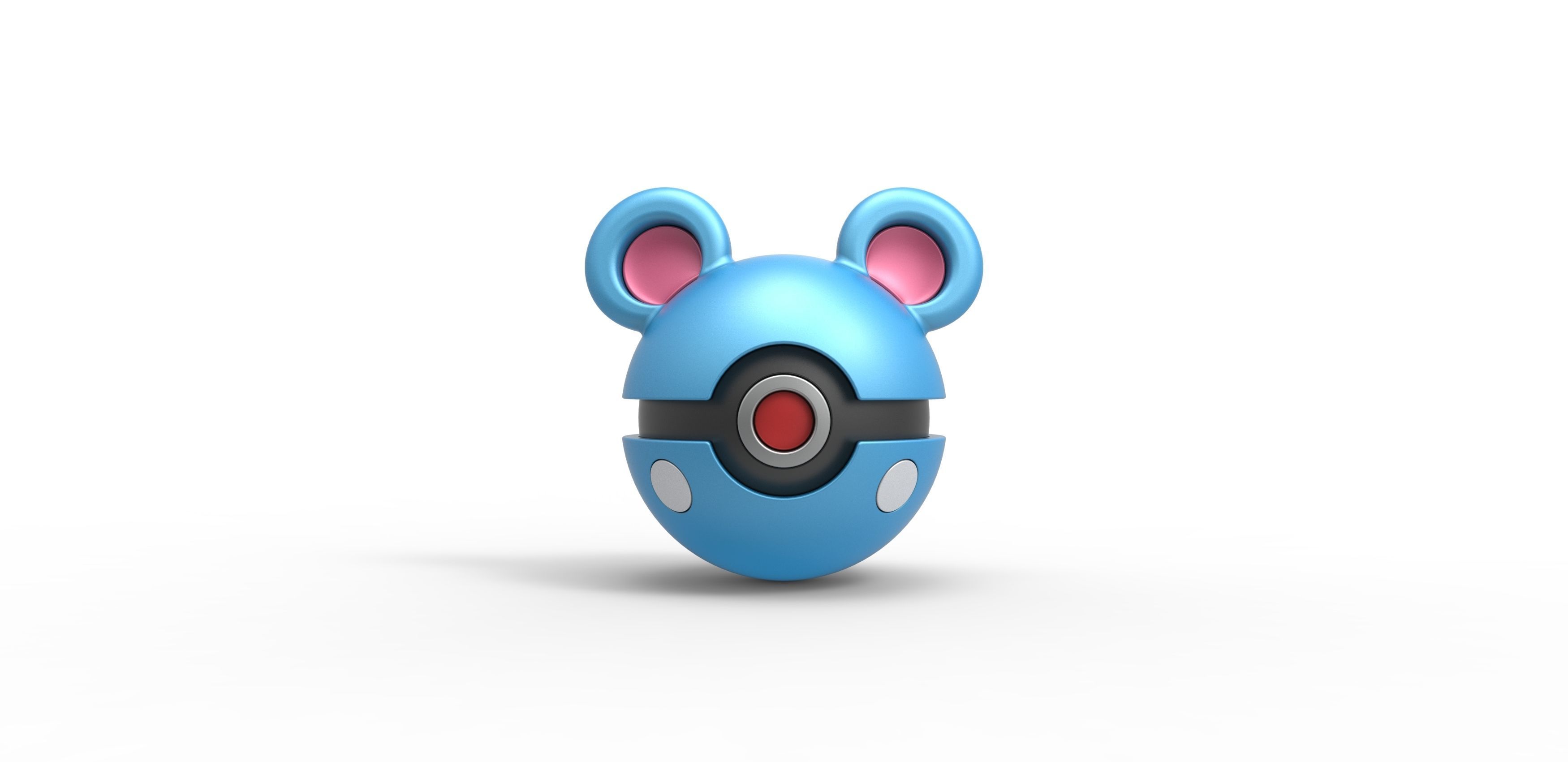 Azurill orb 3D print model_2