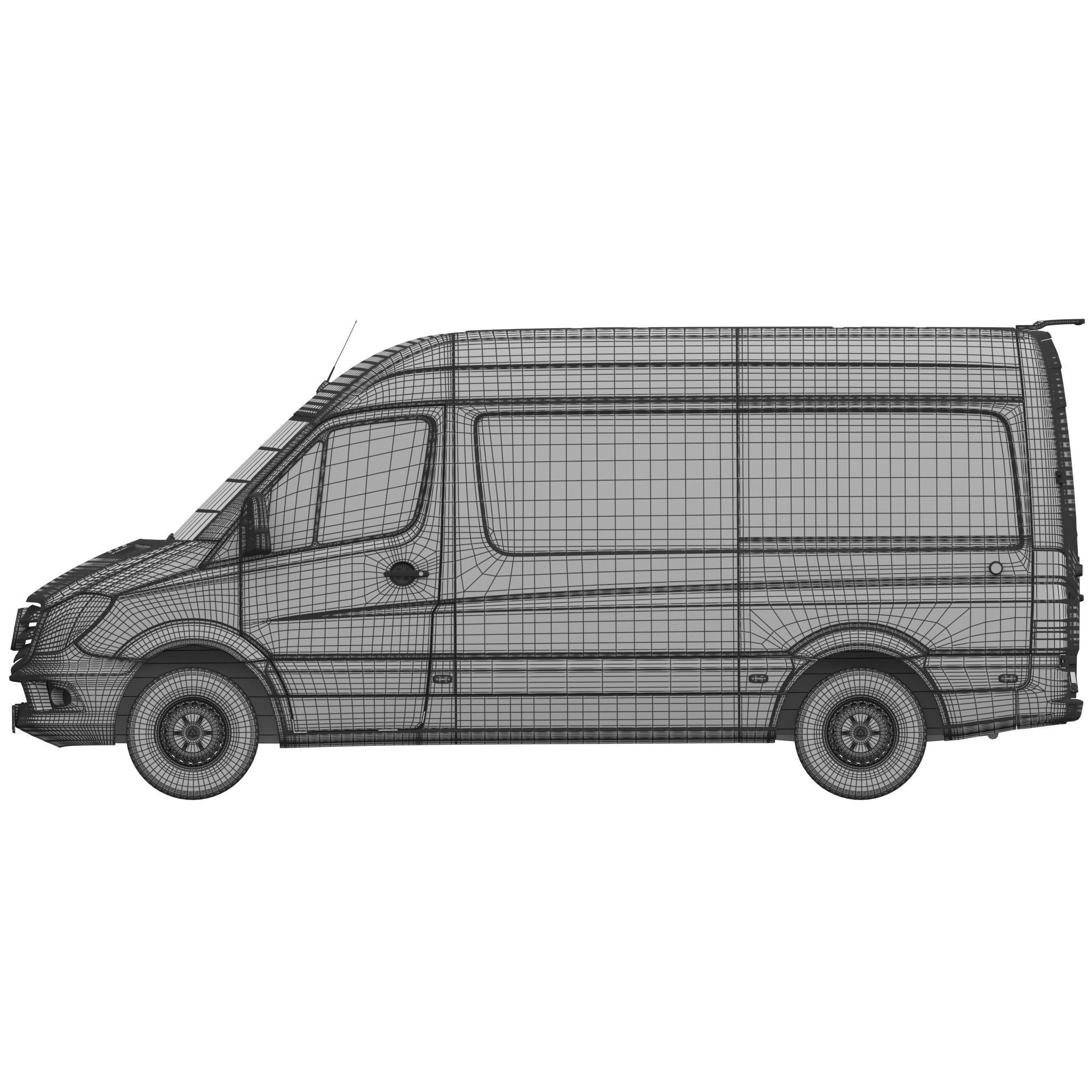 Mercedes-Benz Sprinter 2015 PanelVan L2H2 3D model_19