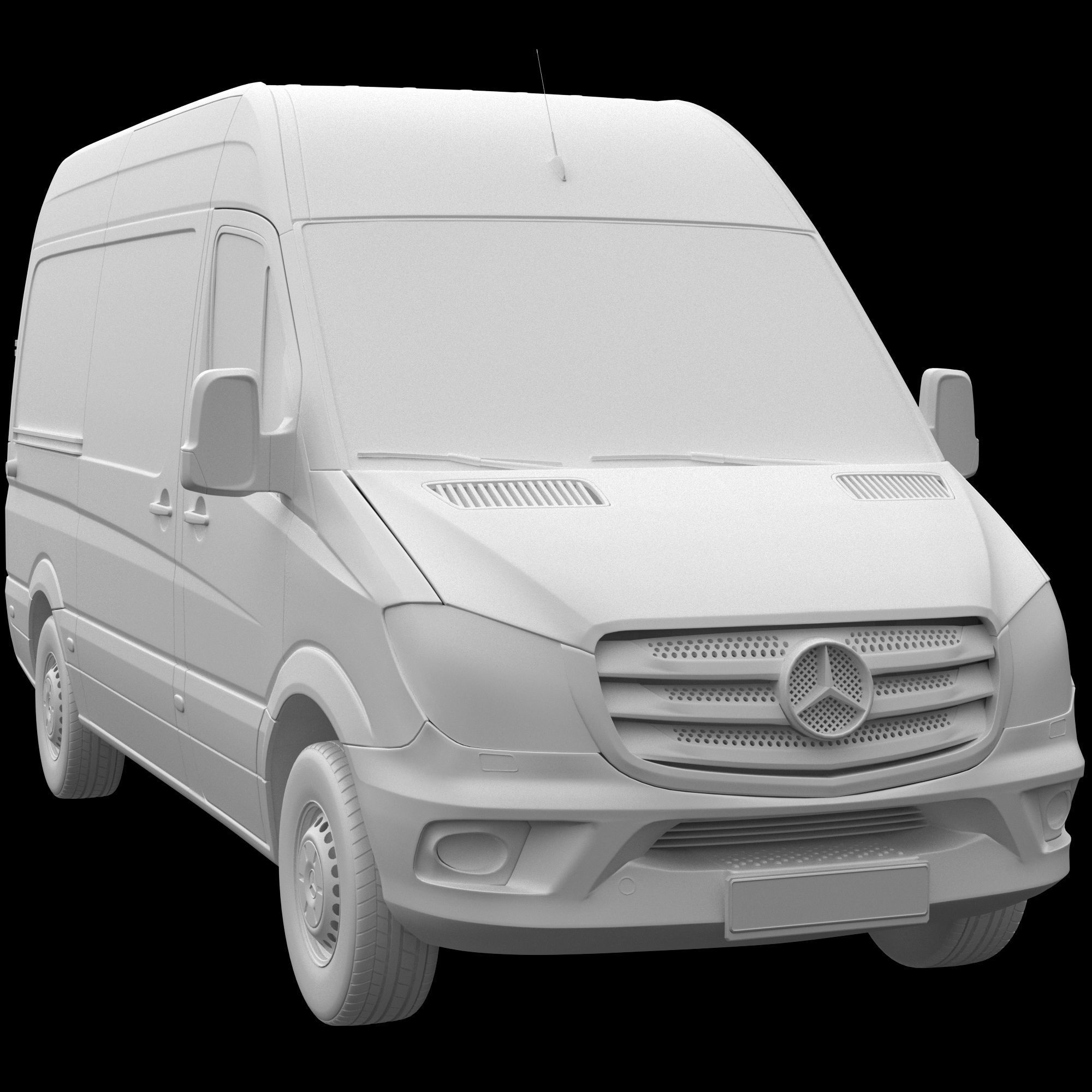 Mercedes-Benz Sprinter 2015 PanelVan L2H2 3D model_12