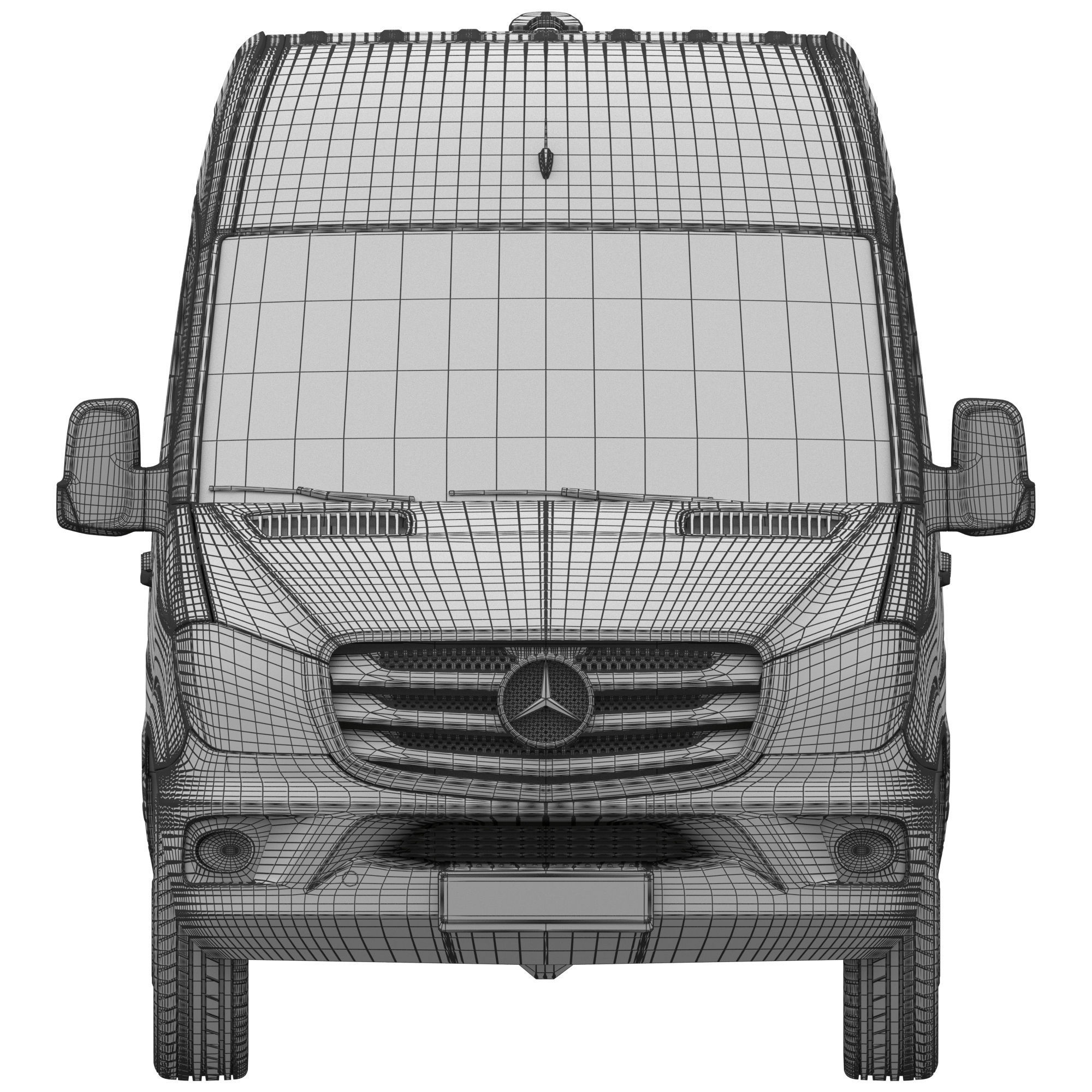 Mercedes-Benz Sprinter 2015 PanelVan L2H2 3D model_16