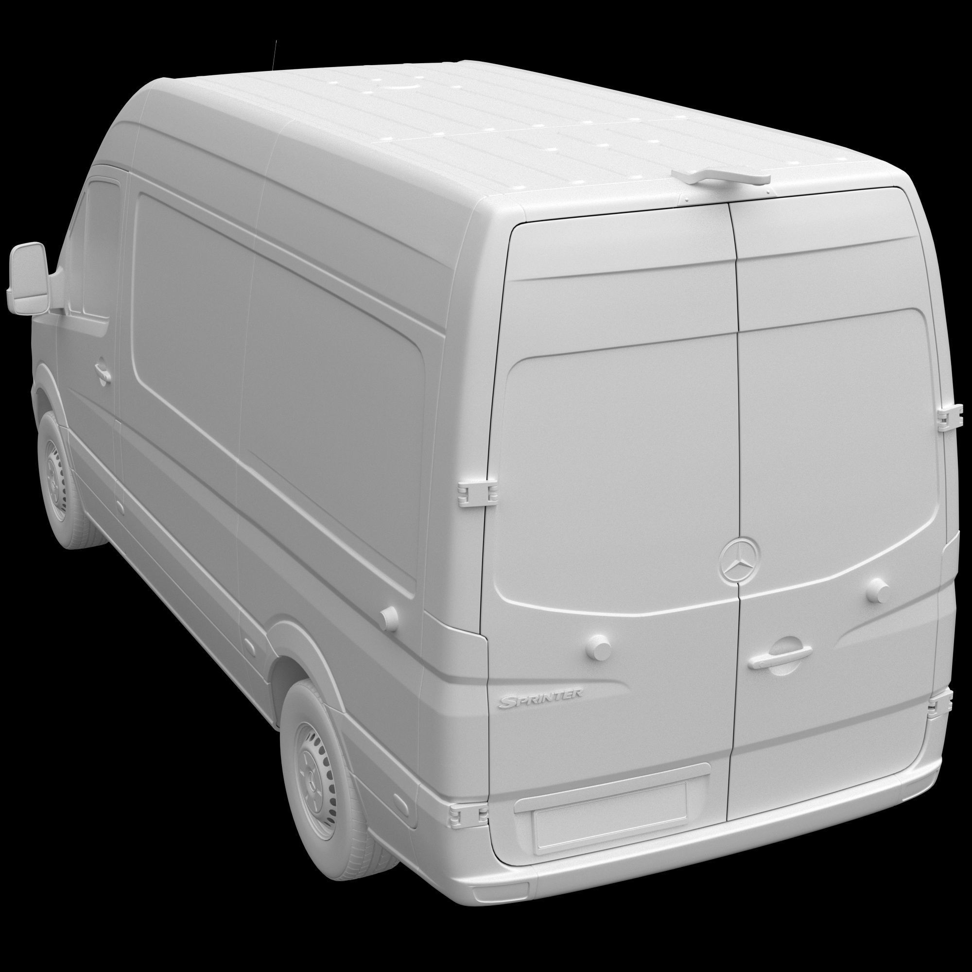 Mercedes-Benz Sprinter 2015 PanelVan L2H2 3D model_13