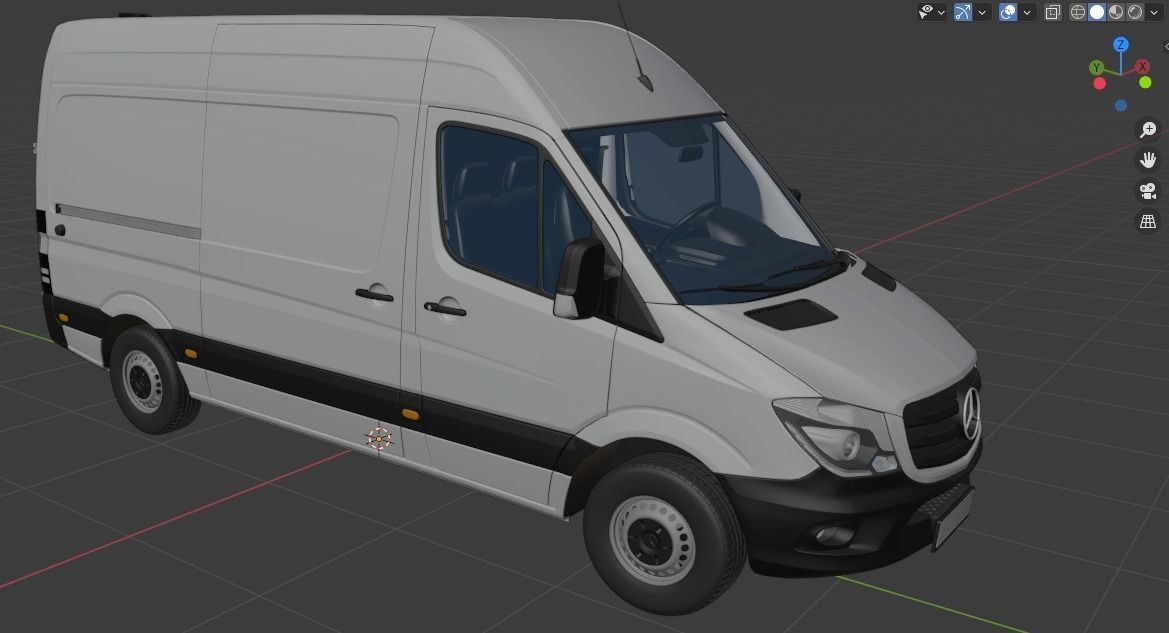 Mercedes-Benz Sprinter 2015 PanelVan L2H2 3D model_22