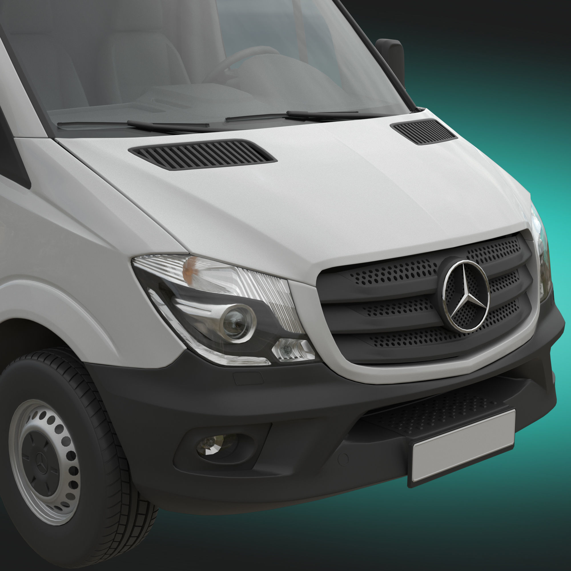 Mercedes-Benz Sprinter 2015 PanelVan L2H2 3D model_5