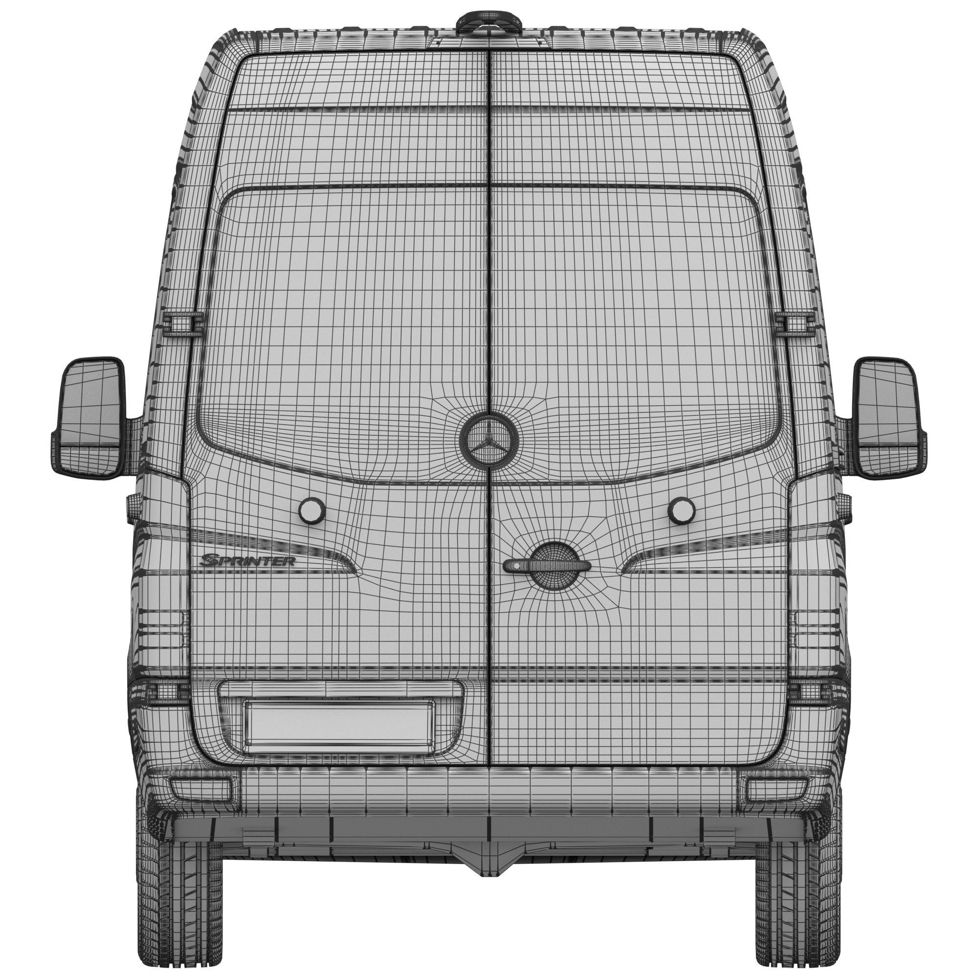 Mercedes-Benz Sprinter 2015 PanelVan L2H2 3D model_17