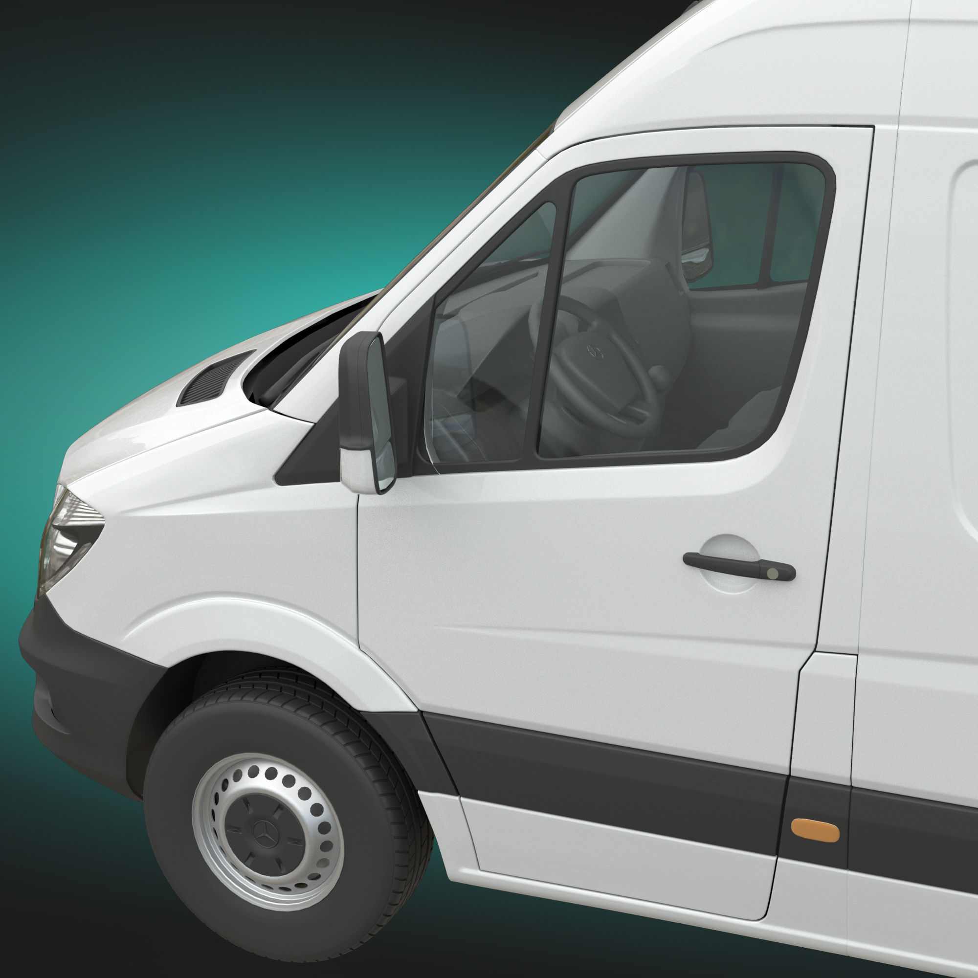 Mercedes-Benz Sprinter 2015 PanelVan L2H2 3D model_6