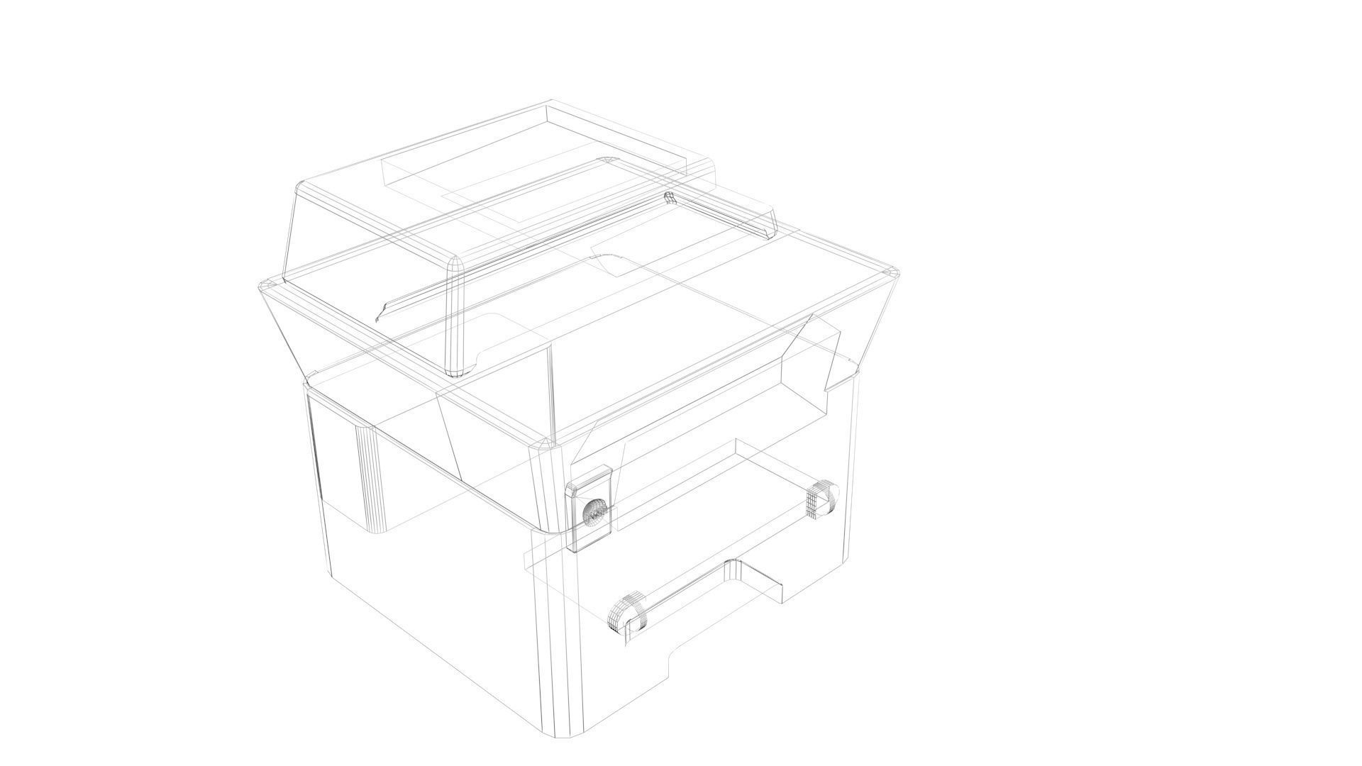 Samsung Printer 3D model_6