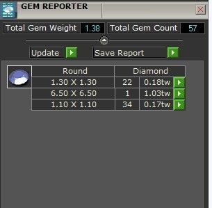 Round Diamond ring 2128 3D print model 3D print model_8