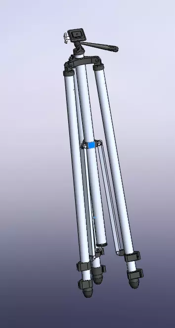 TRIPOD STAND FOR CAMERA 3D model_0