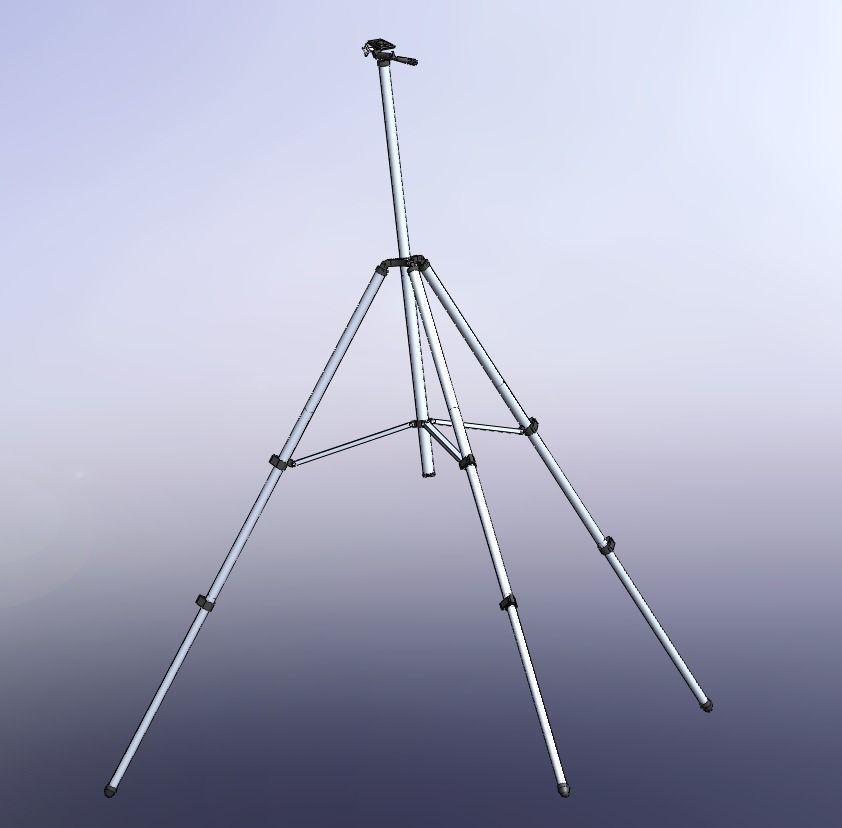 TRIPOD STAND FOR CAMERA 3D model_1
