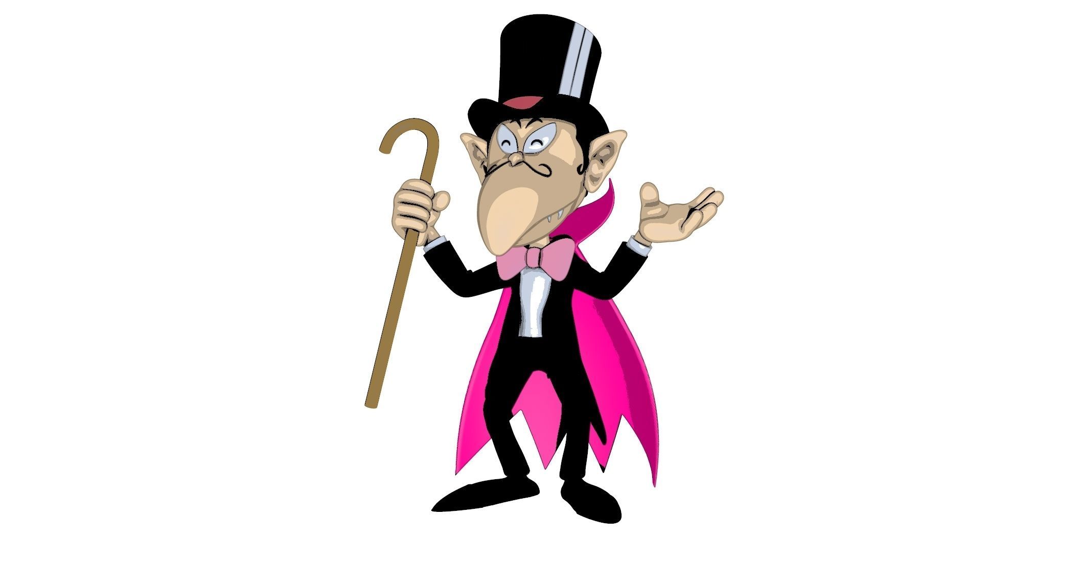 Set Carletto il principe dei mostri Kaibutsu-kun The Monster Kid 3D print model_2