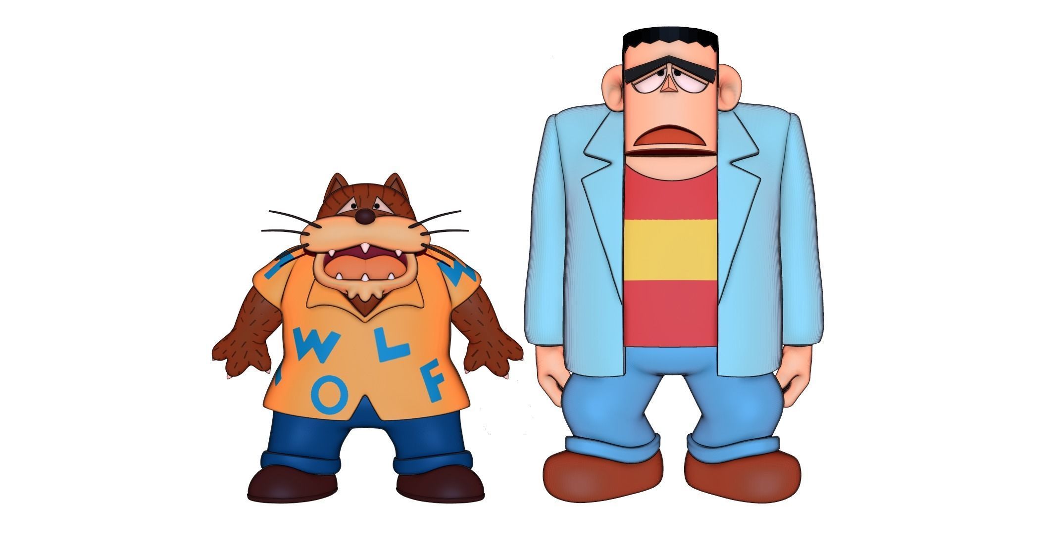 Set Carletto il principe dei mostri Kaibutsu-kun The Monster Kid 3D print model_5