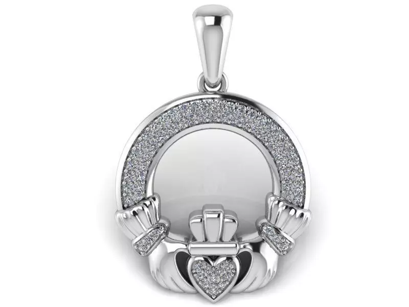 My Heart pendant 2134 3D print model 3D print model_0