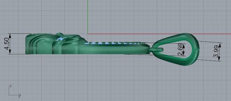 My Heart pendant 2134 3D print model 3D print model_7