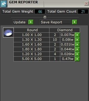 Blue and White Round Diamond ring 2135 3D print model 3D print model_8