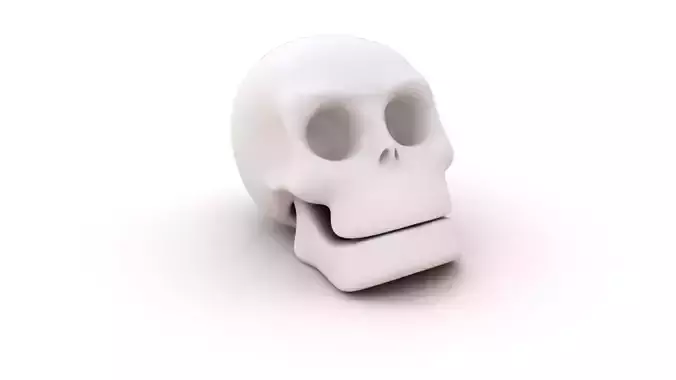 Cartoon Funny Skull Model