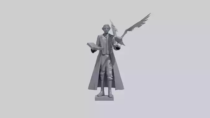Edgar Allan Poe 3D Model 3D model