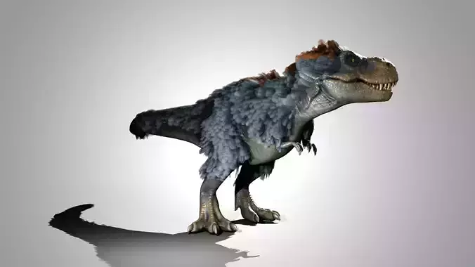 Tyrannosaurus rex Low-poly 3D model