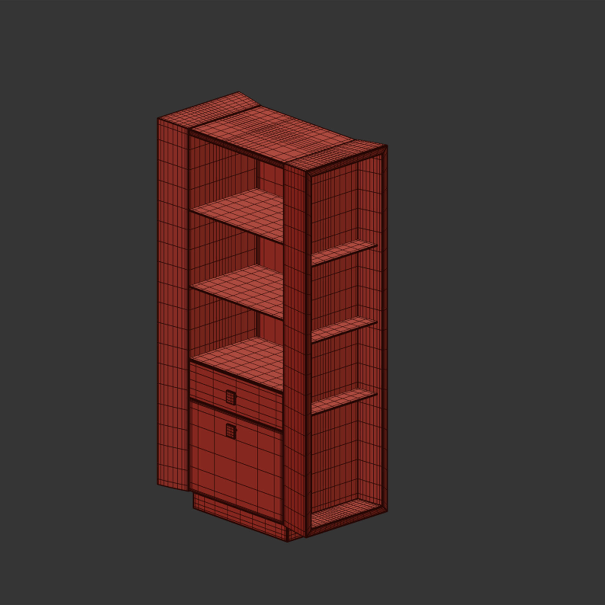 BOOKSHELF by by giorgio collection 3D model_7