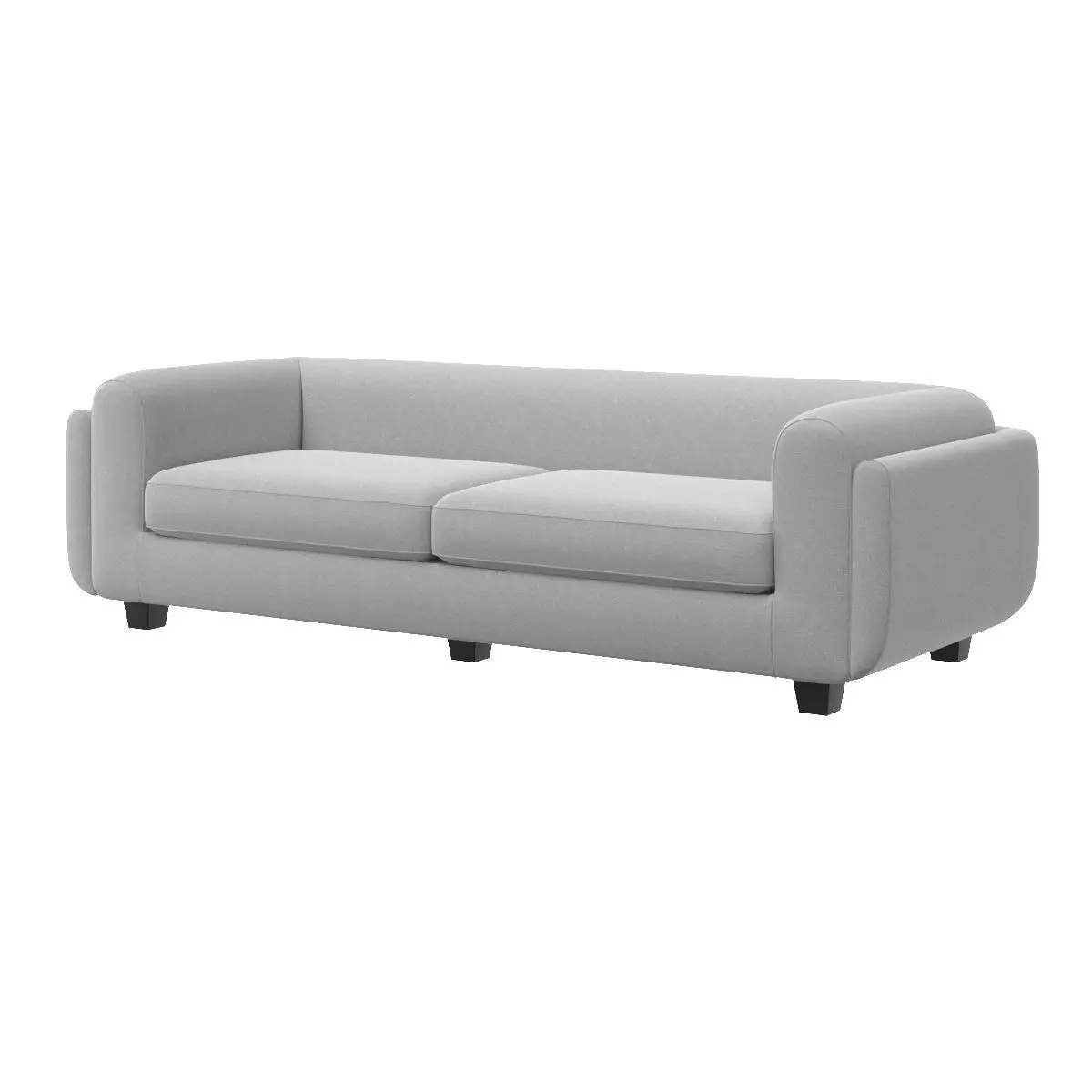 Bailey Sofa Gibson Silver 3D model_0