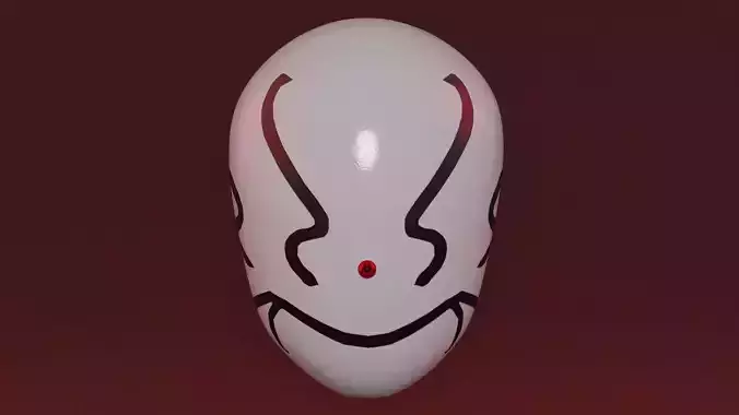 Rimuru Tempest Realistic Mask Low-poly 3D model