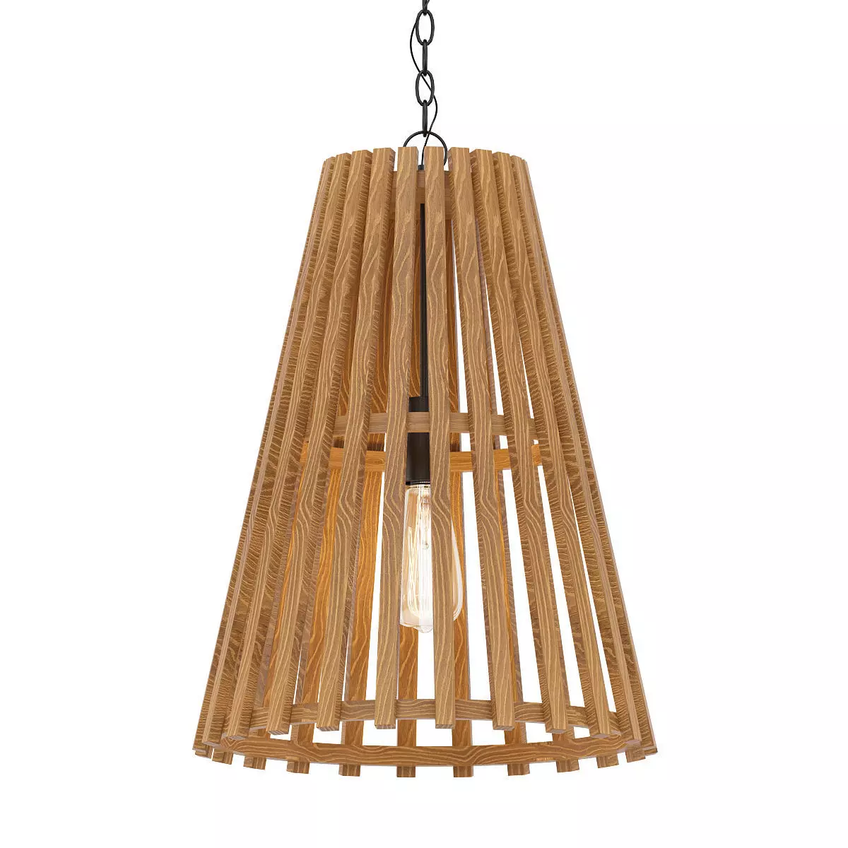 Orchard wooden pendant light 3D model