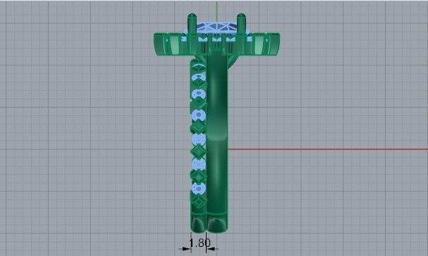 2-Band Diamond ring 2137 3D print model 3D print model_7
