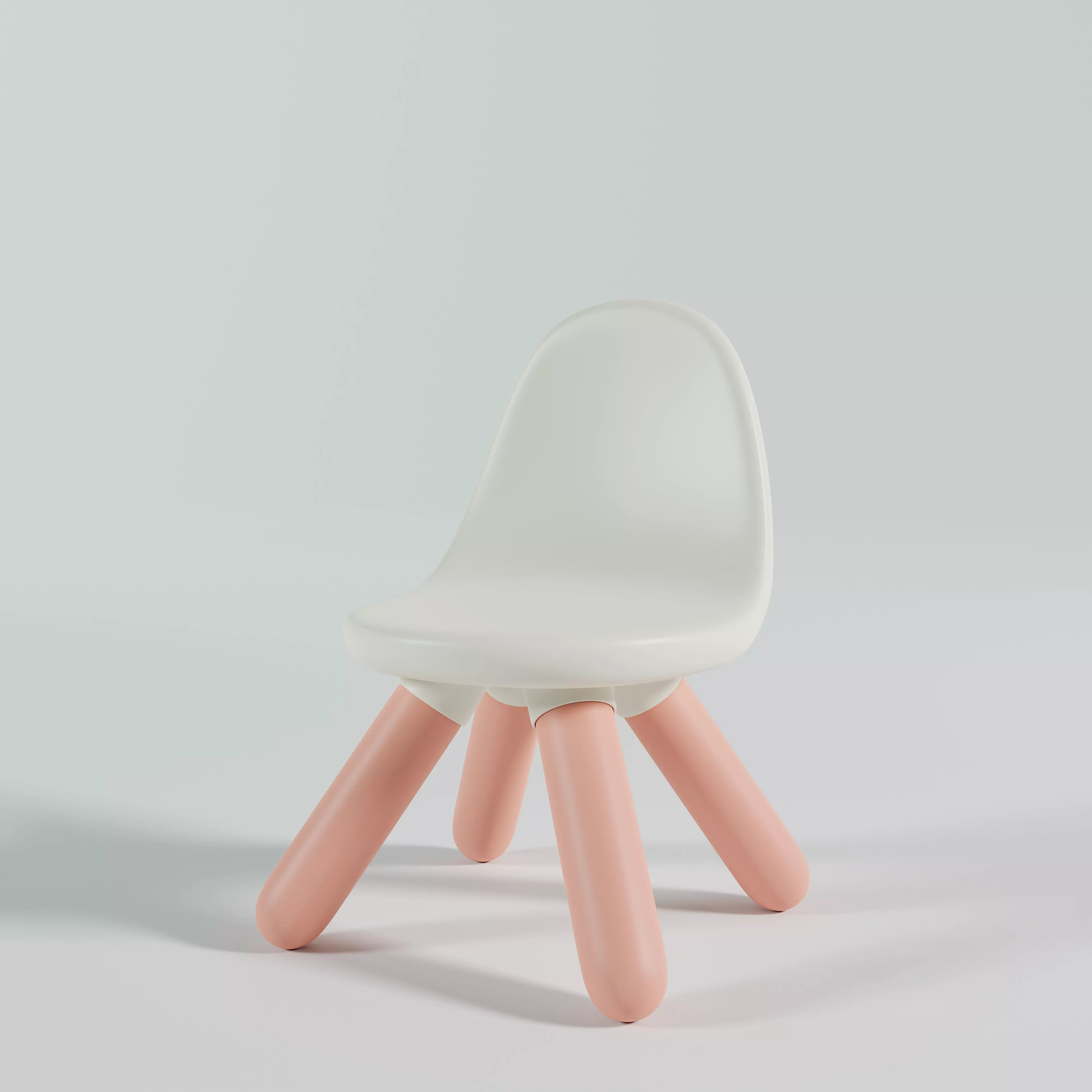 Kid Plastic Chair B 3D model