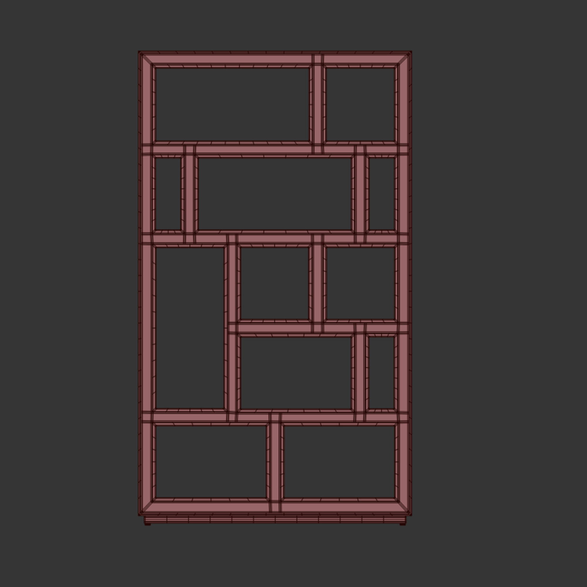 First bookshelves by porada 3D model_5