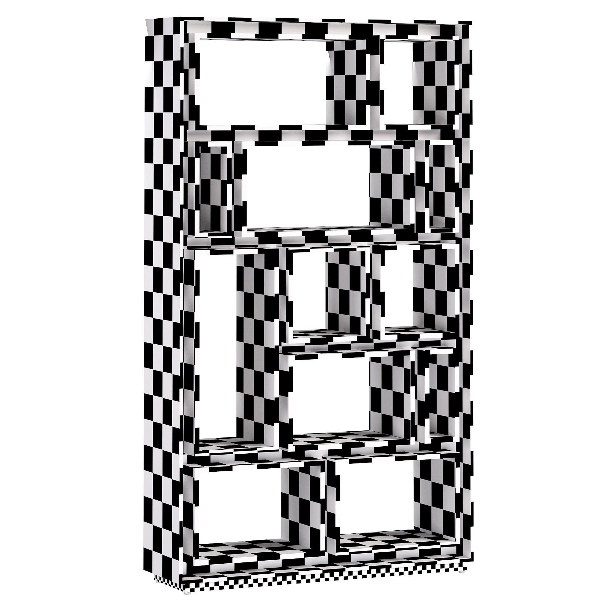 First bookshelves by porada 3D model_4