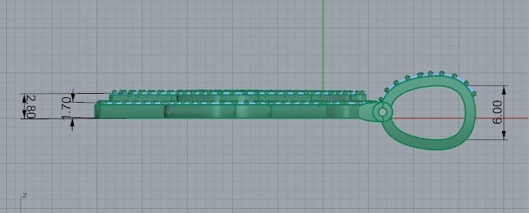 Name Pendant 2139 3D print model  3D print model_7