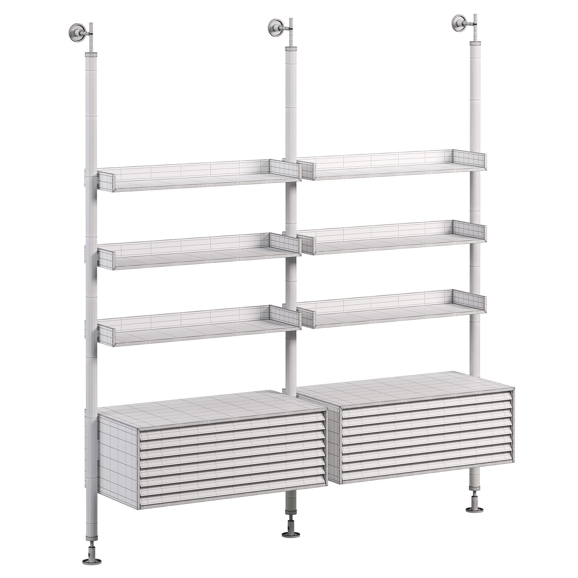 Ubiqua wardrobe by porada 3D model_3