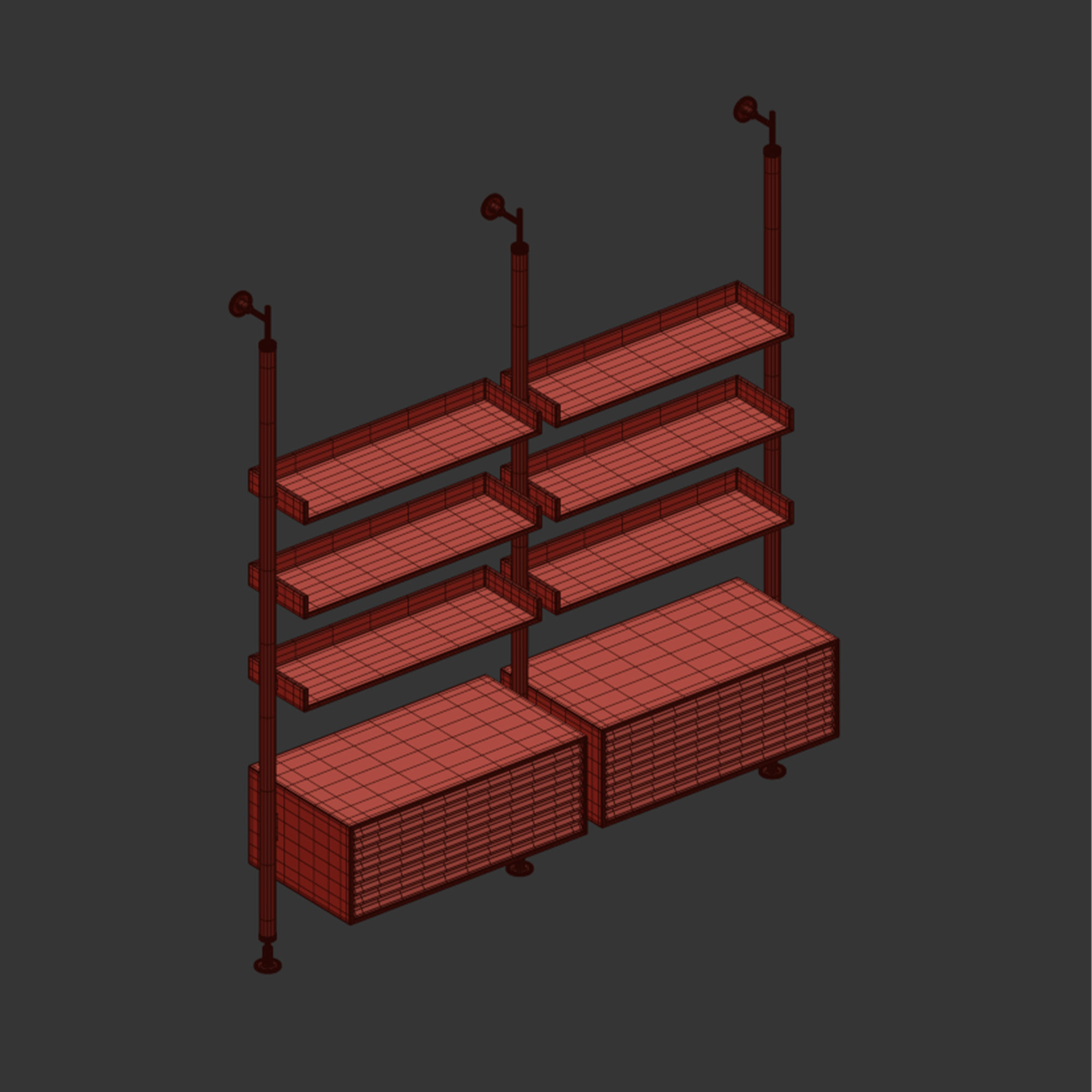 Ubiqua wardrobe by porada 3D model_6