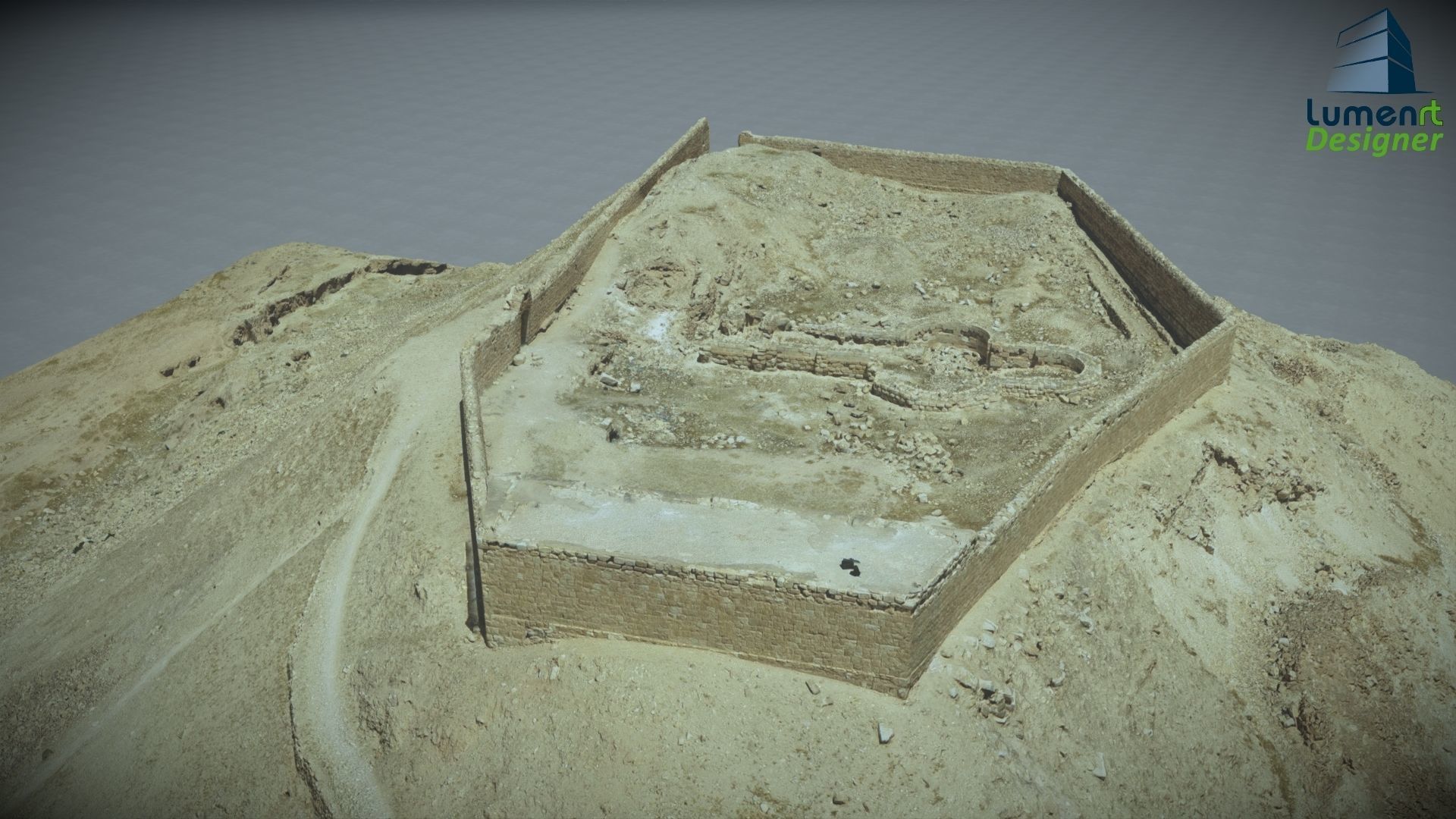 Mount of Temptation 3D model_7