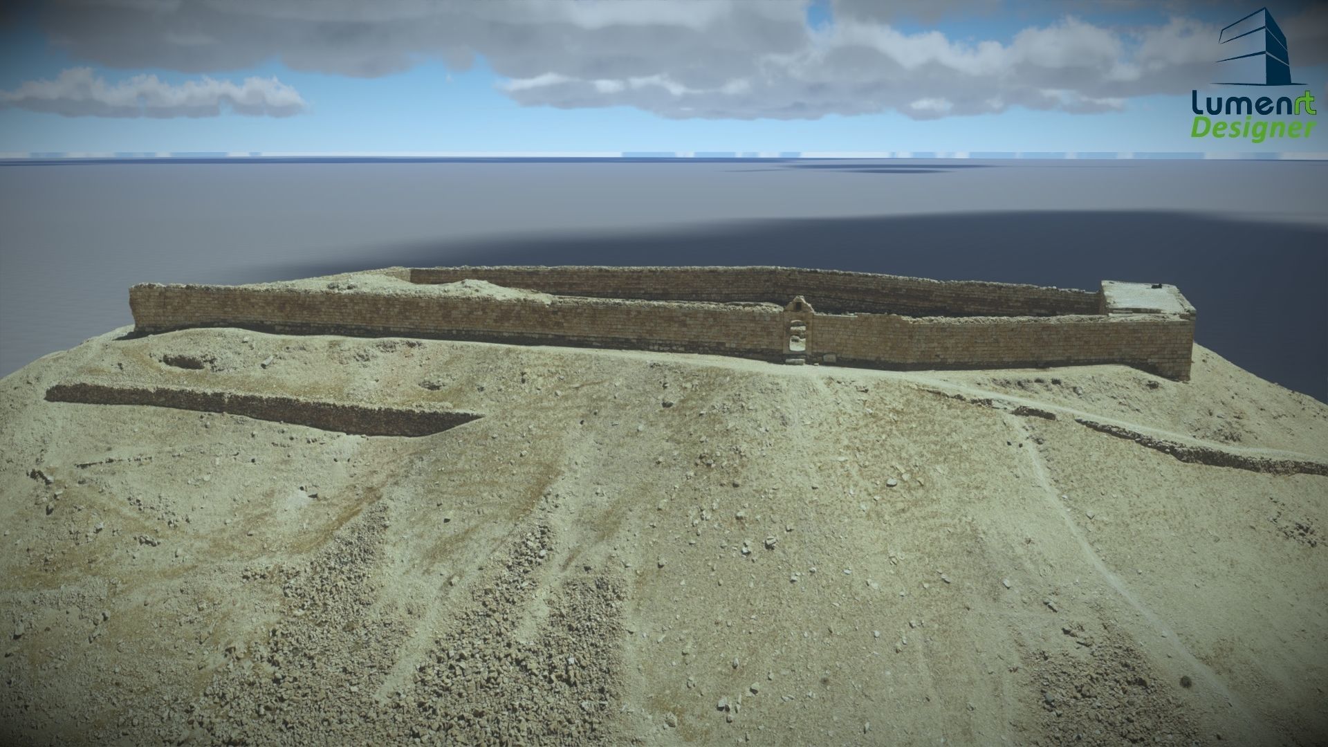 Mount of Temptation 3D model_6