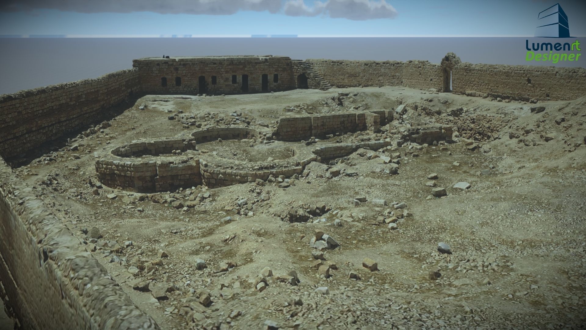 Mount of Temptation 3D model_4