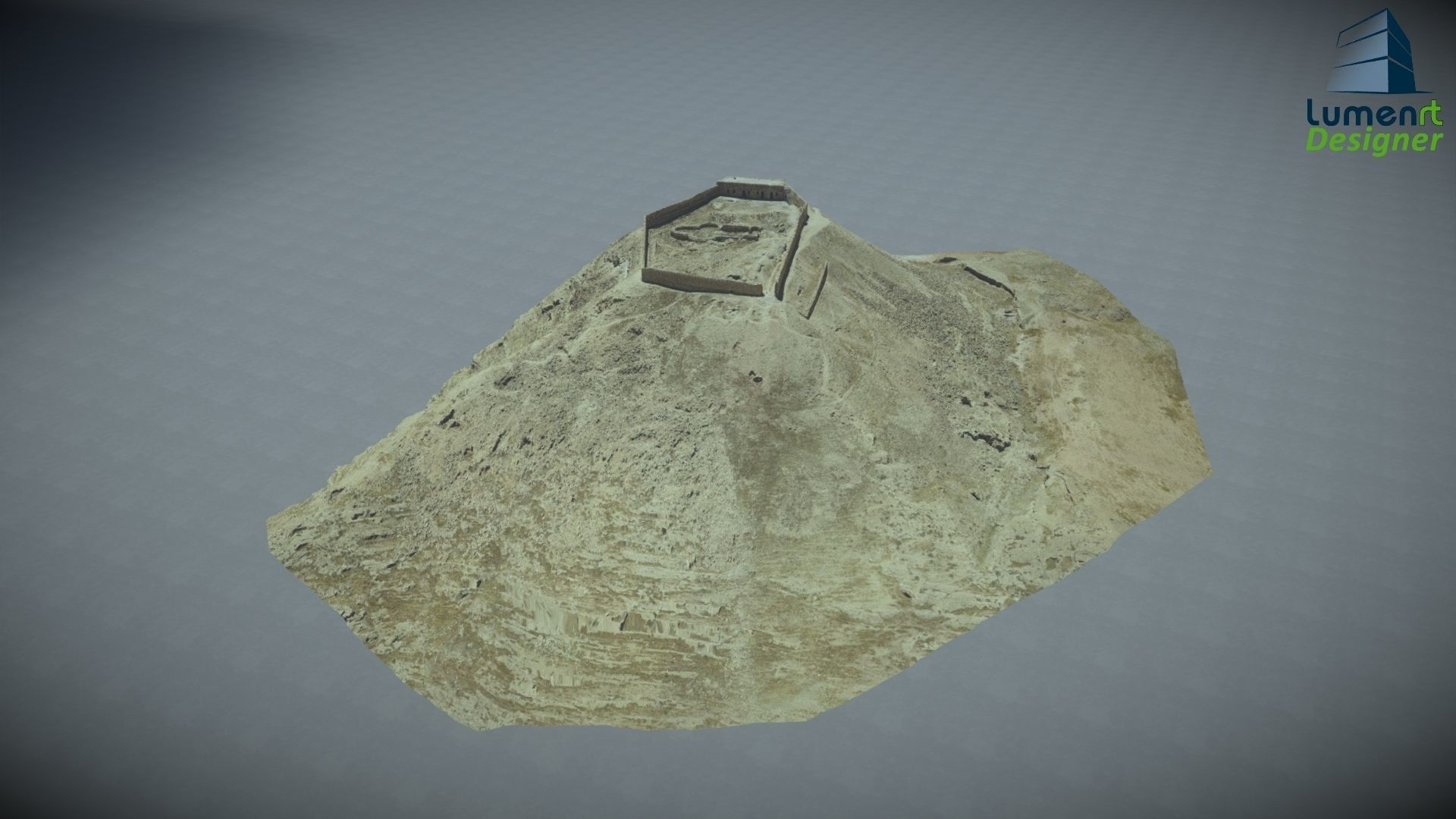 Mount of Temptation 3D model_1