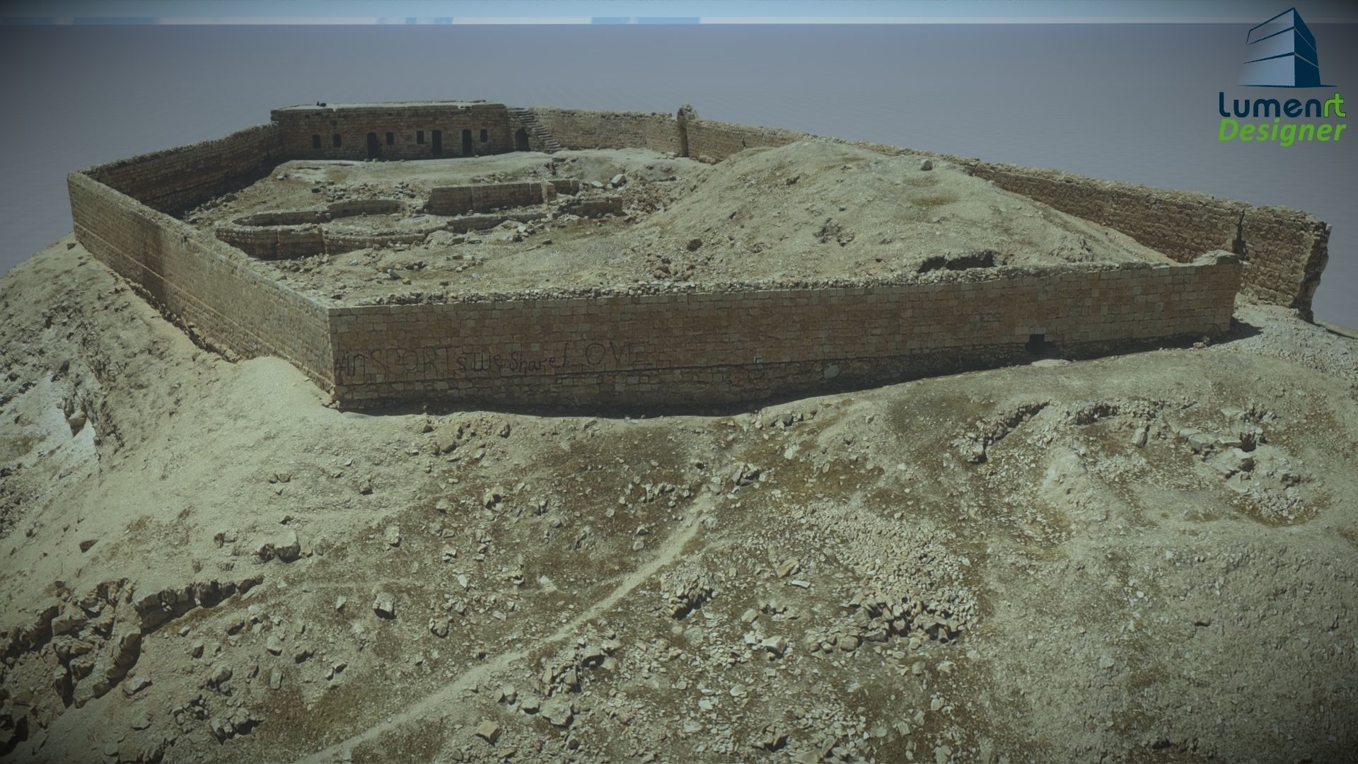 Mount of Temptation 3D model_3