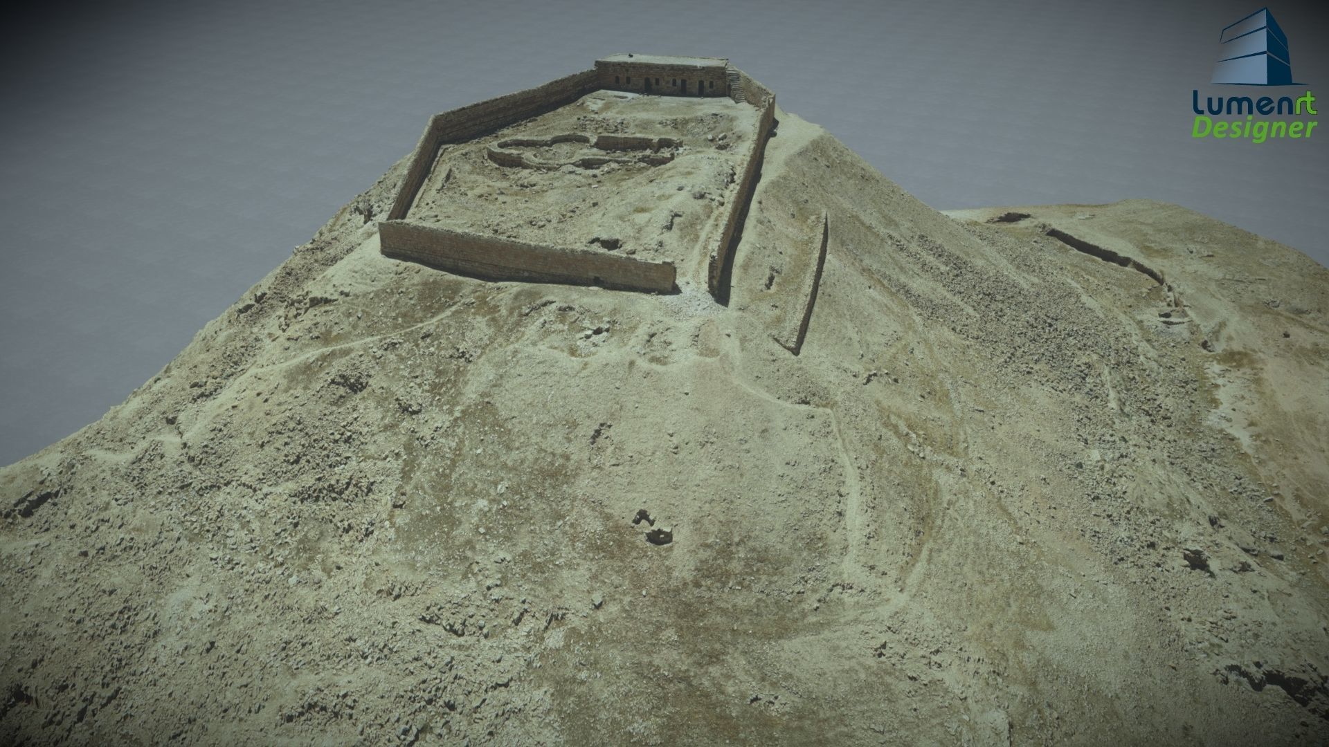 Mount of Temptation 3D model_2