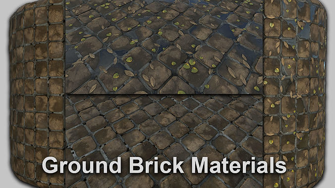 Ground Brick Material 4 Texture