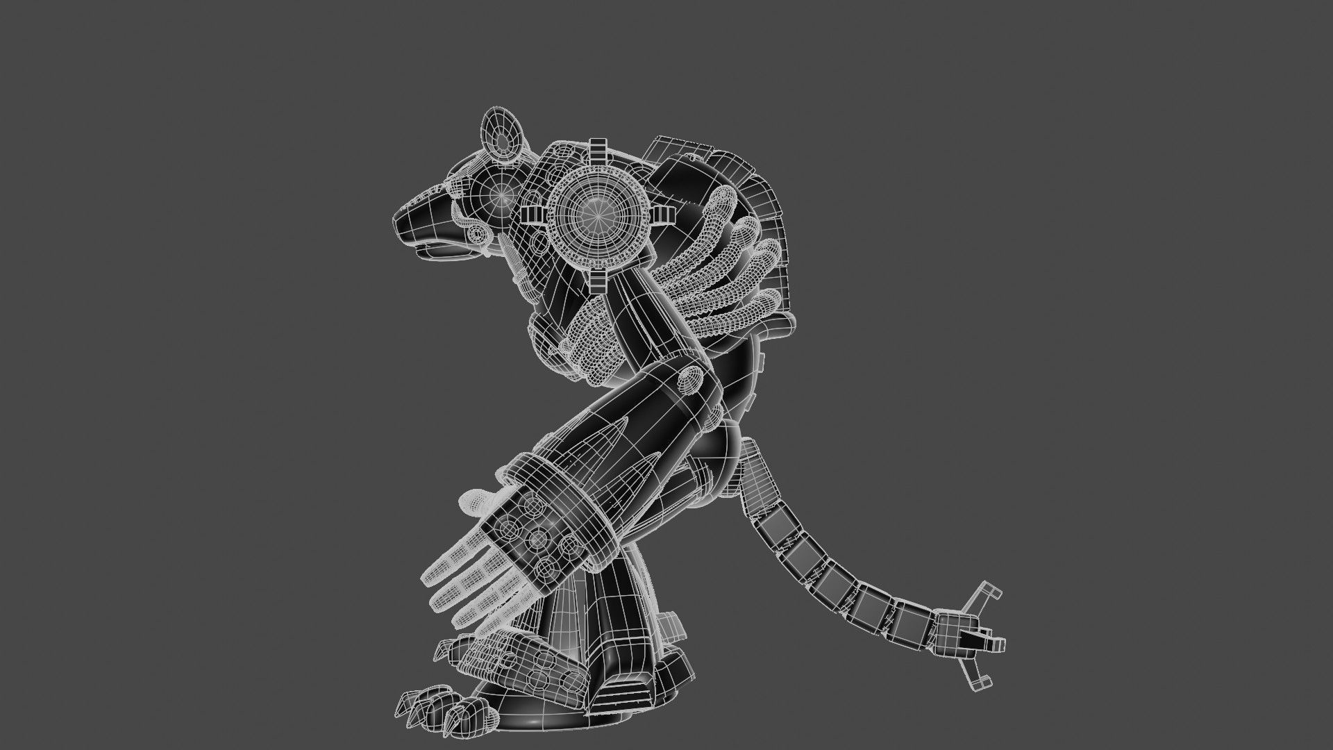 Flame Hyenard 3D model_13